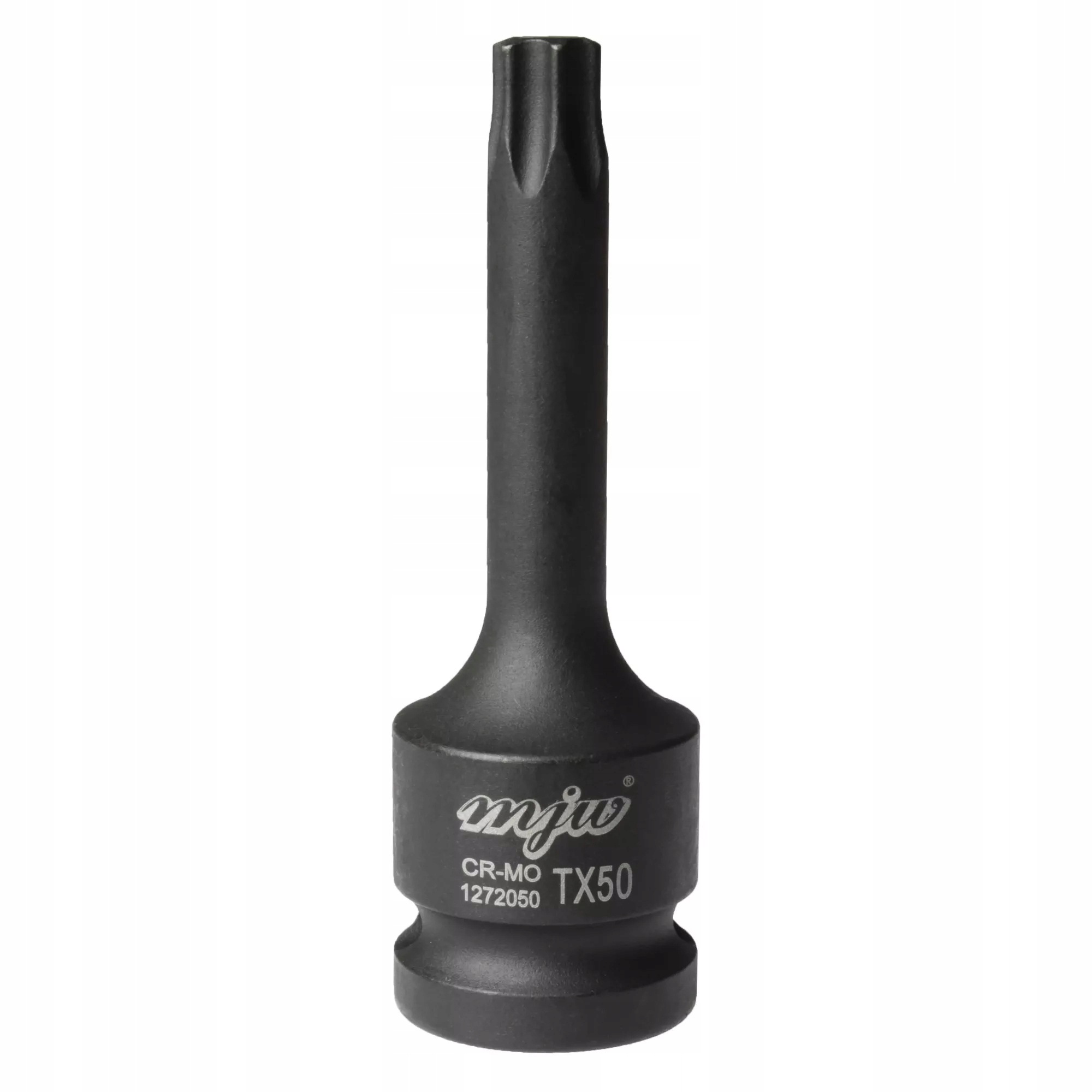 Mjw Długa nasadka udarowa Torx T50 1/2" CrMo do klucza udarowego