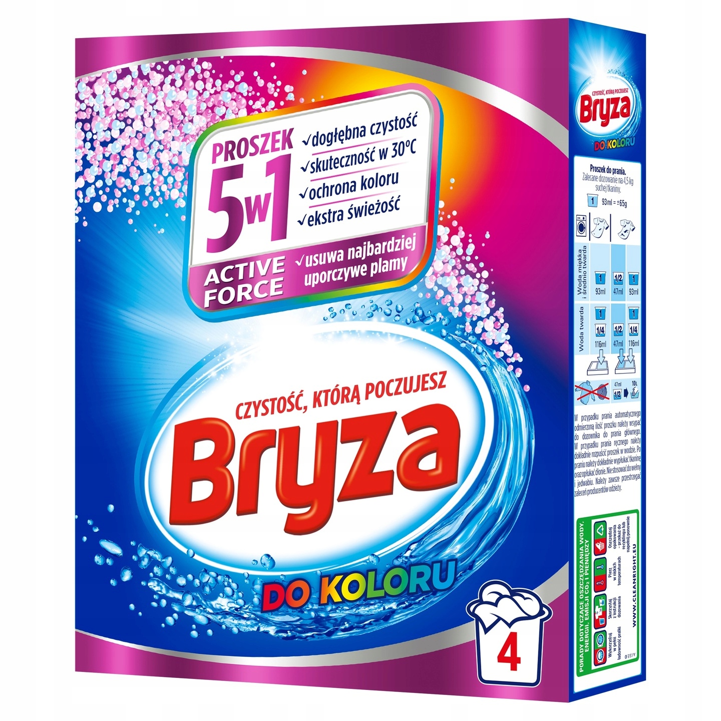 

Bryza proszek do prania 260g Kolor