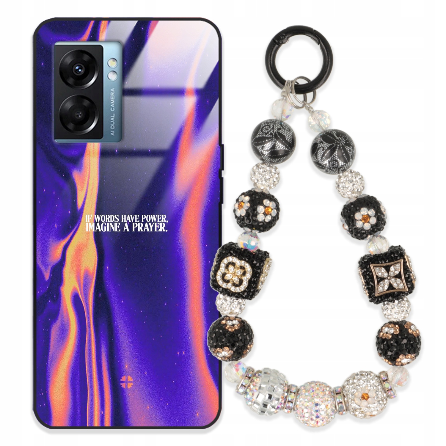 Puzdro Na Oppo K10 5G Case Glass| Kľúčenka Elegantné Prémiový Dizajn Puzdra