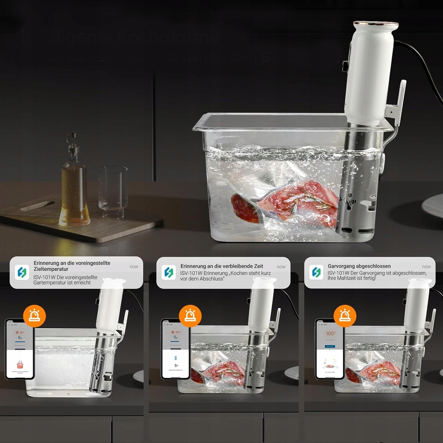 INKBIRD Sous Vide Stick ISV-101 W, 1000 W Rodzaj cyrkulator zanurzeniowy