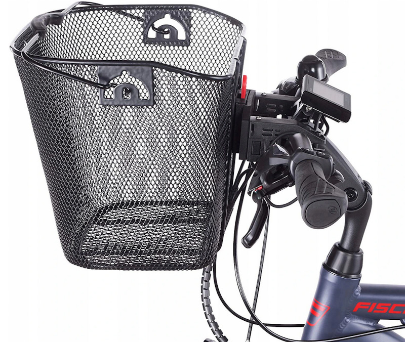 

Duży Metalowy Kosz Rowerowy Na Kierownicę Click