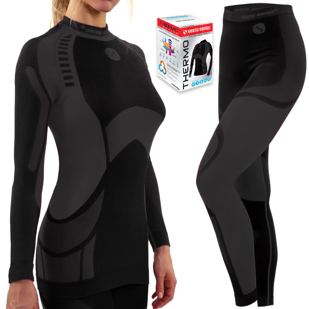 Termoaktivní komplet dámské sportovní termoprádlo Sesto Senso S