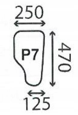 čelní sklo traktoru Ford 10 30 Sl Ultra přední spodní
