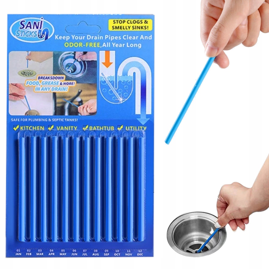 

Patyczki Czyszczące Do Odpływów Udrażniania Rur