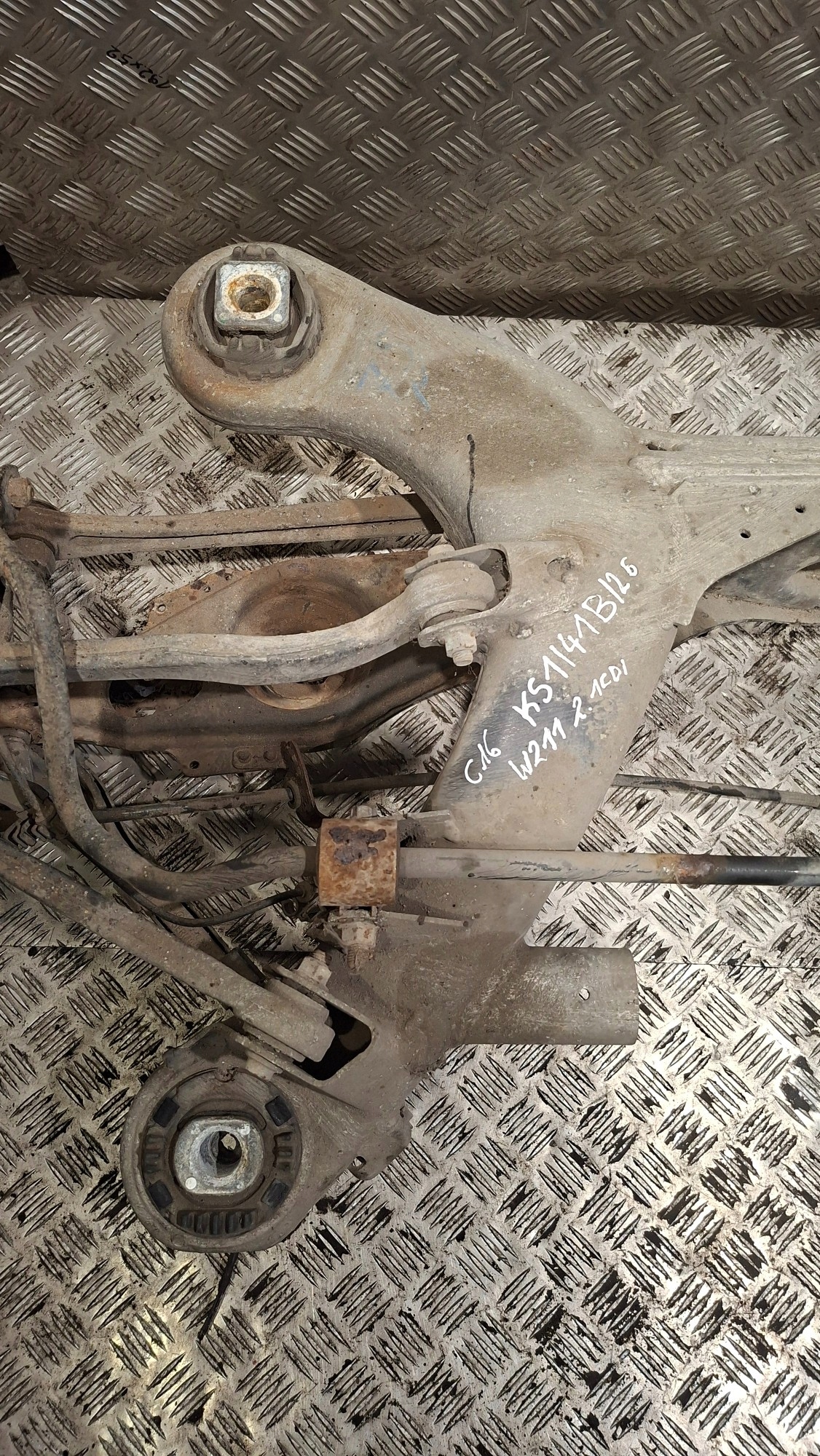 axle beam subframe rear part MERCEDES W211 2.1CDI