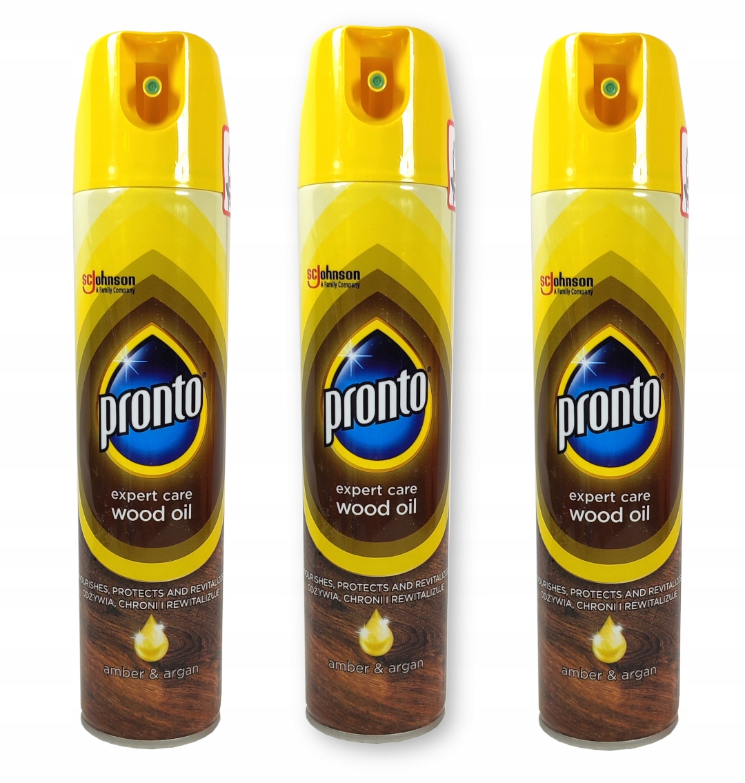 

Pronto Olejek Do Mebli Drewnianych i Skóry 3x250ml