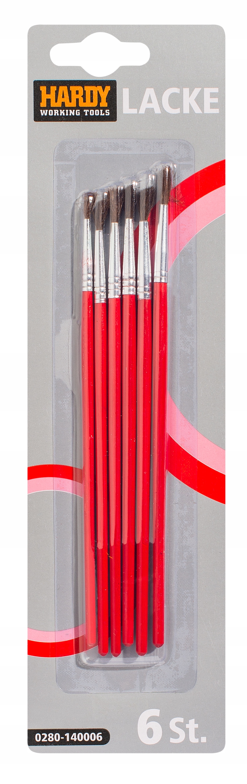 

Pędzel Malarski Artystyczny Szkolny Zestaw 6szt