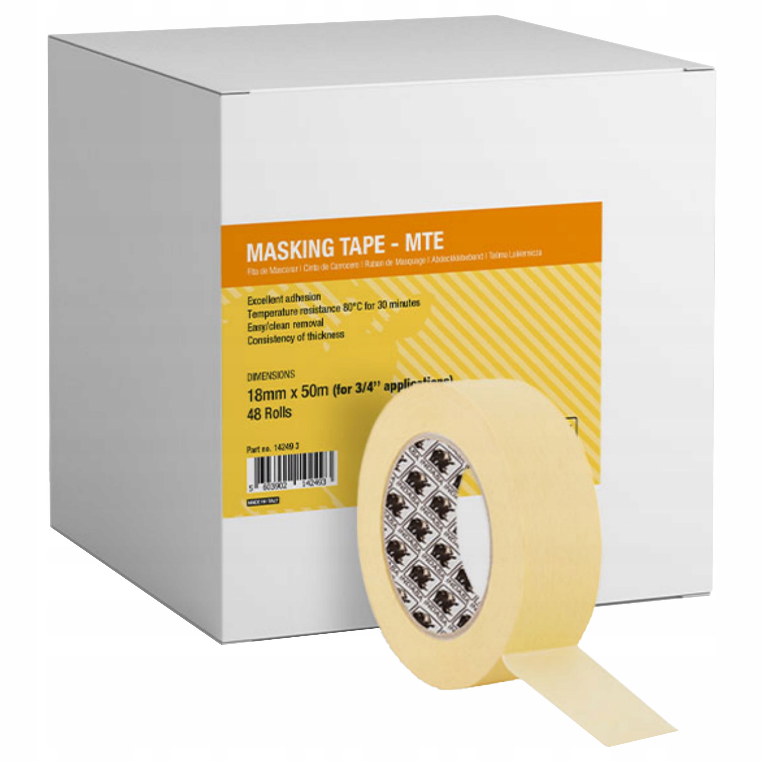 Taśma Lakiernicza Papierowa Maskująca Łatwa Do Usunięcia 48mm x 50m INDASA Kod producenta 515884