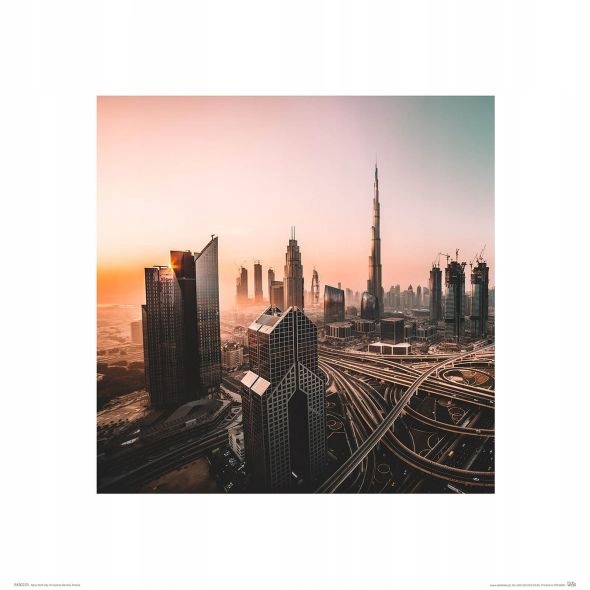 

Wschód nad Dubajem - reprodukcja 60x80 cm