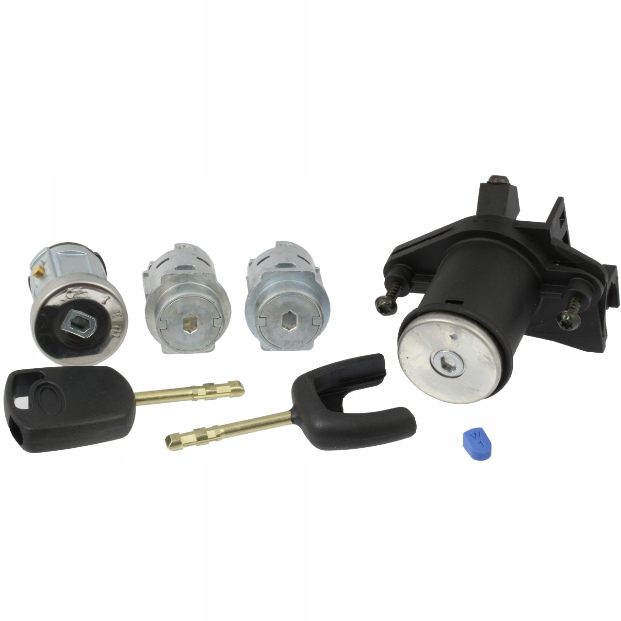 FORD FIESTA MK5 WKLADKI ZAMKA DRZWI KLAPY STACYJKA