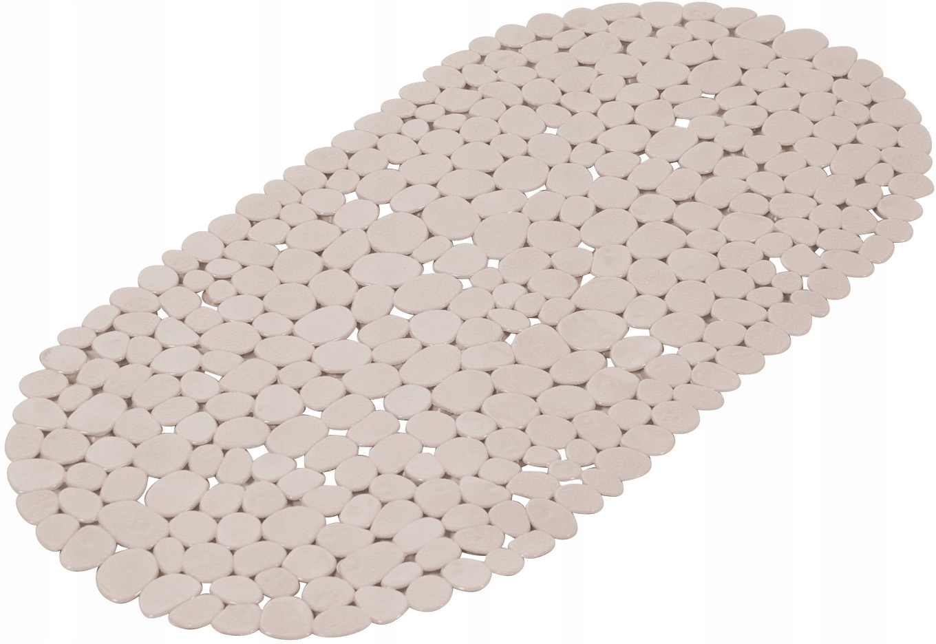 MATA ANTYPOŚLIZGOWA DO WANNY KĄPIELI ŁAZIENKI PRZYSSAWKI MOCNA 36x69 TAUPE