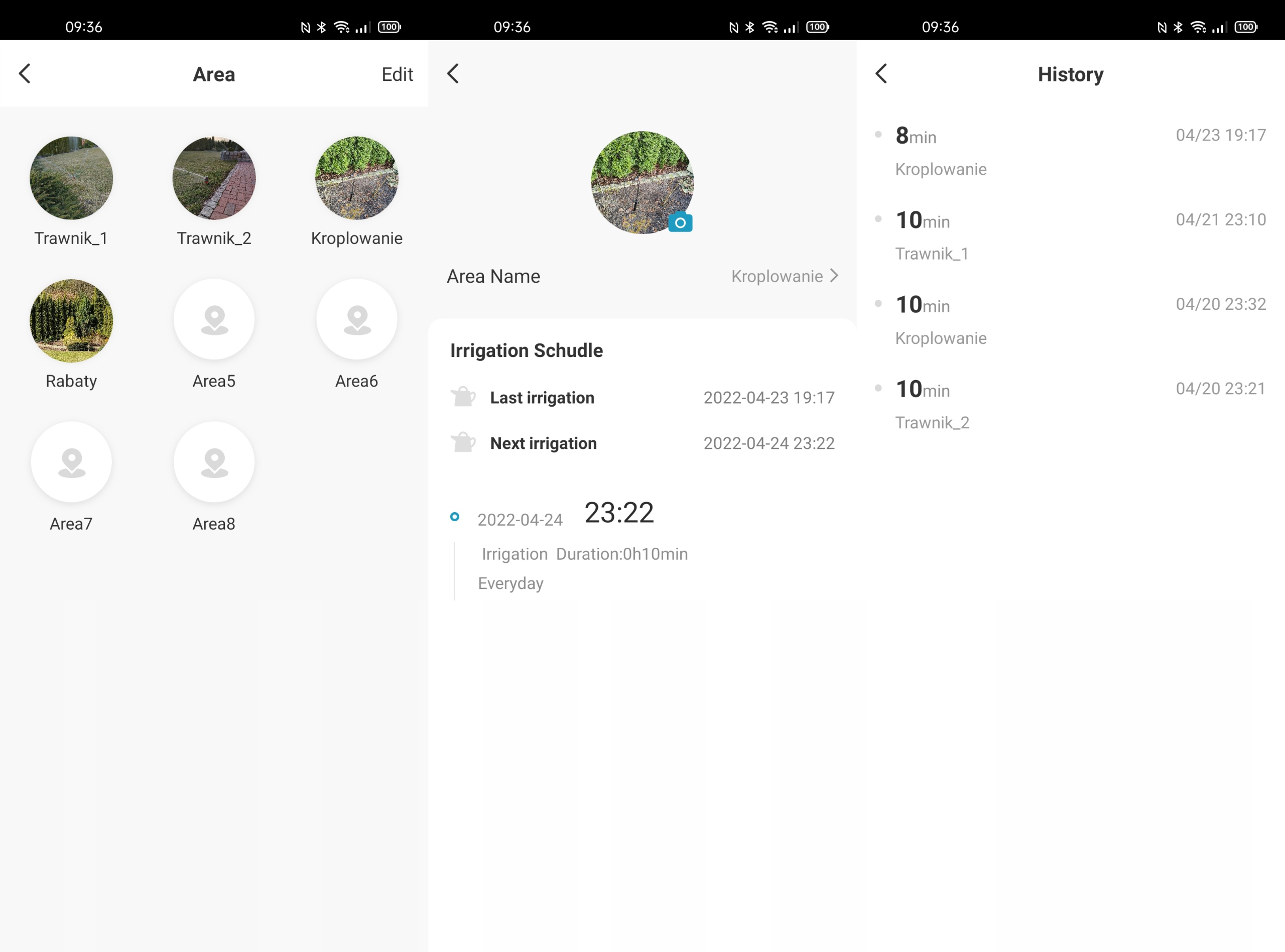 Sterownik nawadniania podlewania ogrodu RTX TUYA WiFi 8 Stref Auto Timer Komunikacja WiFi