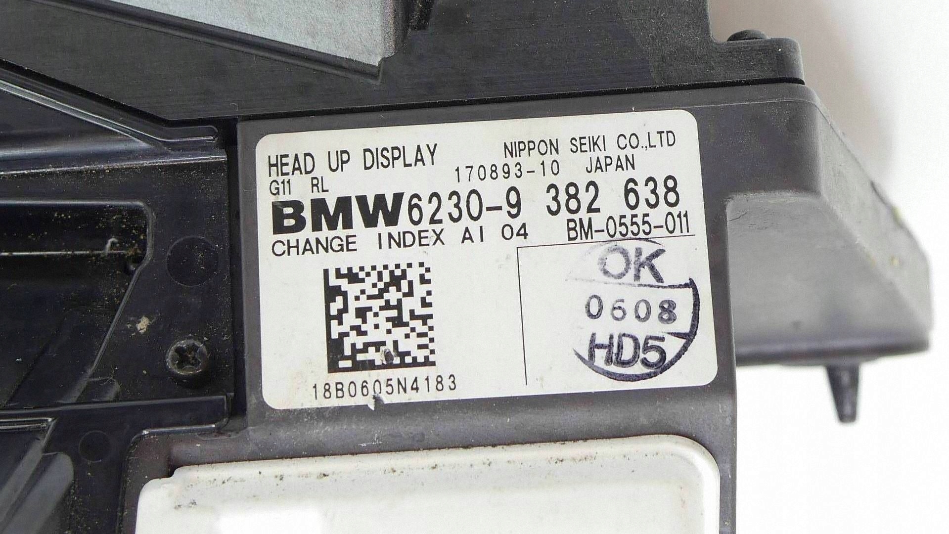 Display HEAD UP BMW 7 G11 G12 9382638 ANGLIK!