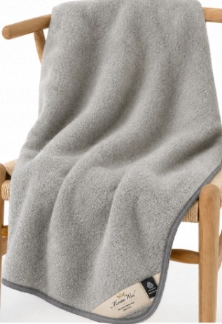 Merino Wool prírodná deka Merynos vlnená deka na posteľ 160/200 cm
