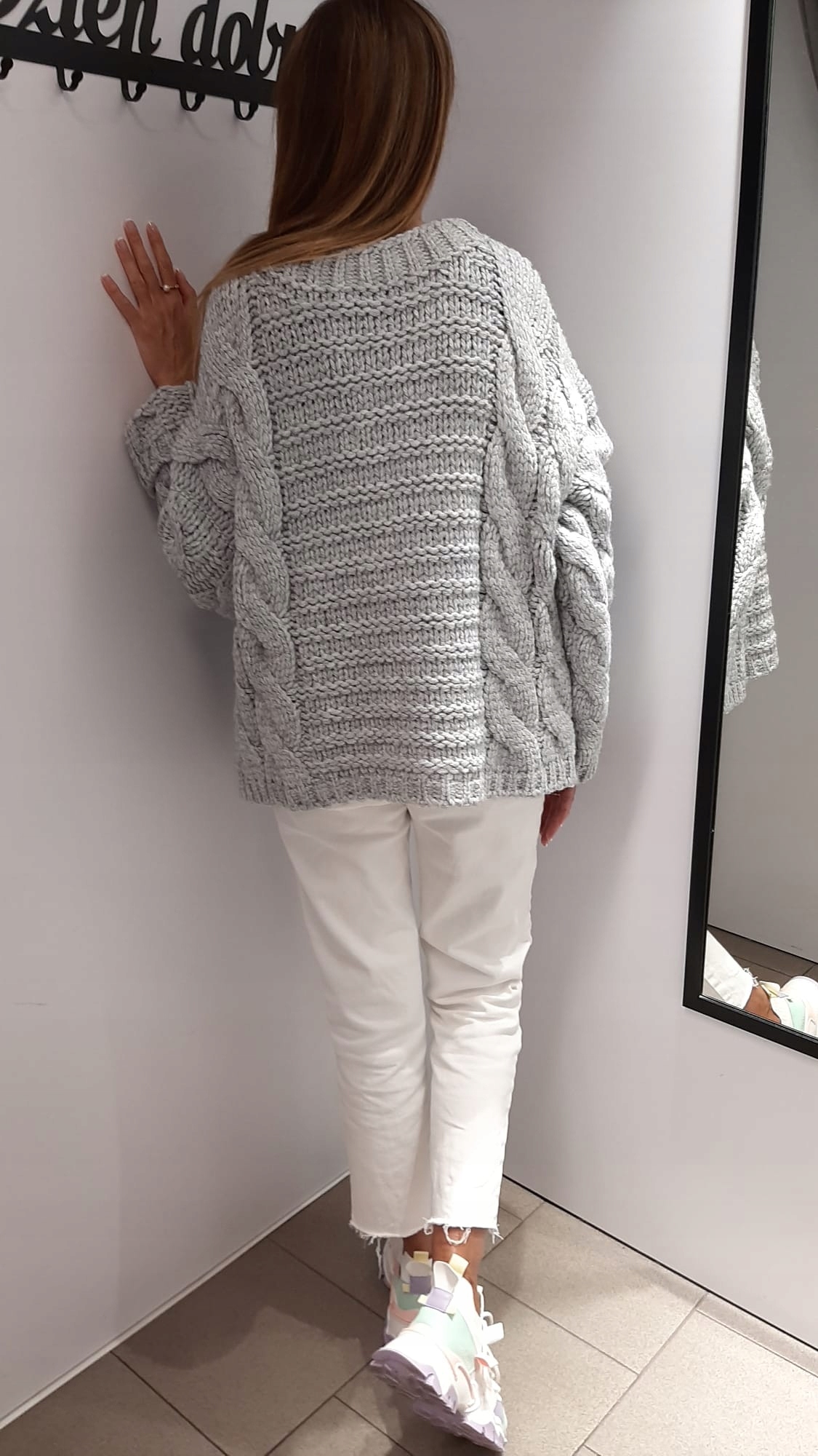 COCOMORE Sweter Półgolf C Beżowy NEW Długość do bioder