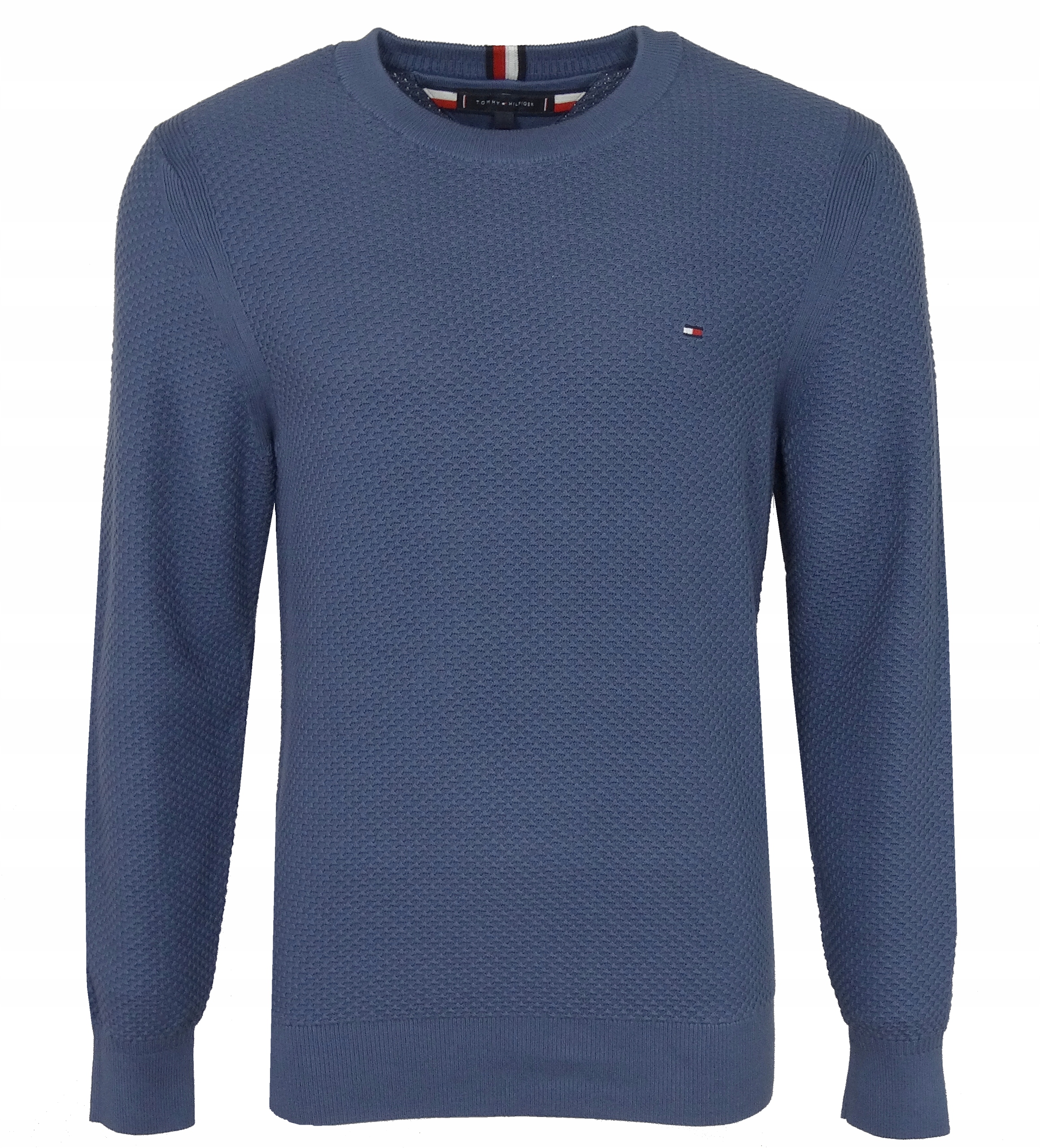 Tommy Hilfiger pánský svetr, bavlněný, indigo, S