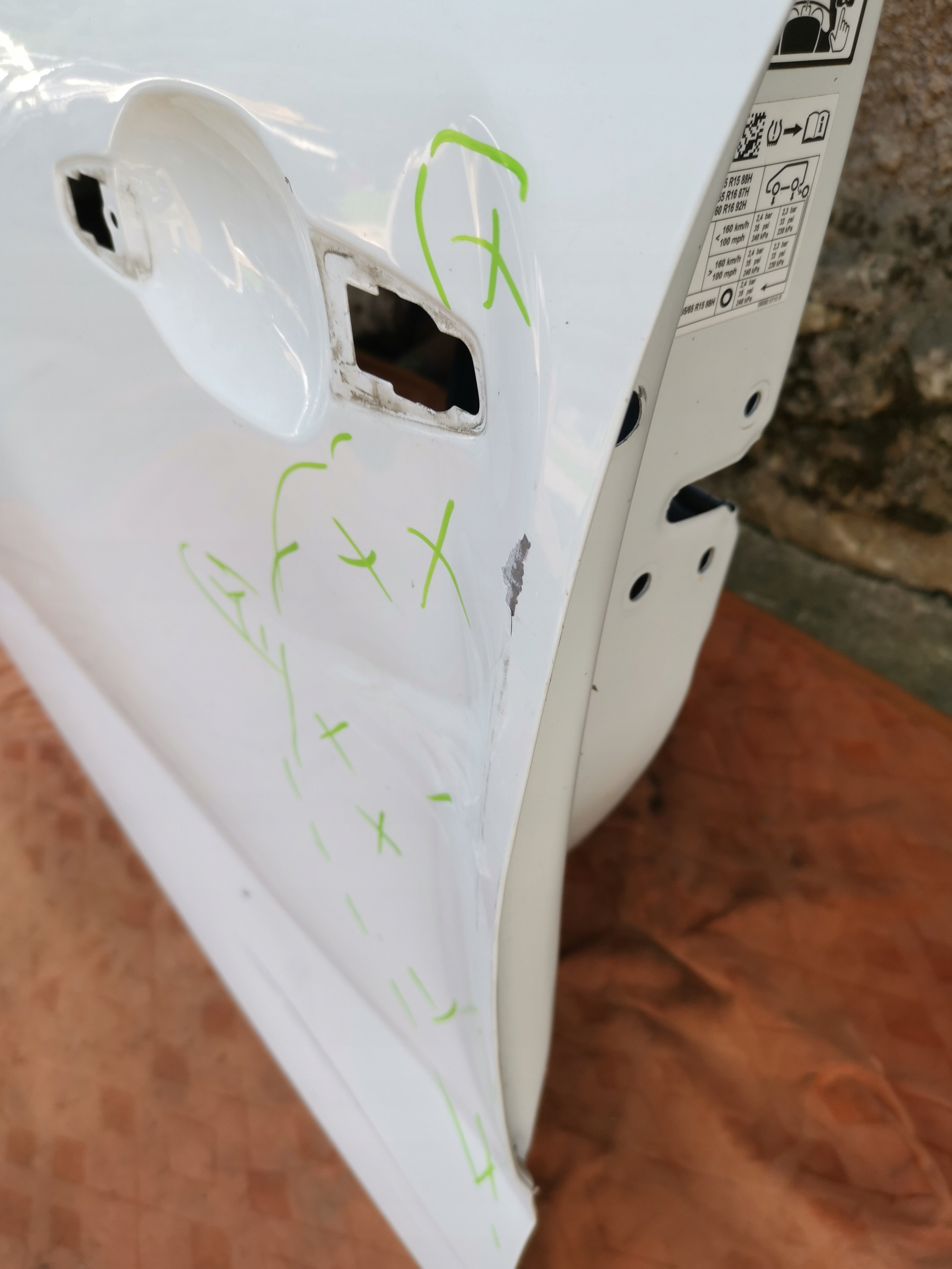 Dacia Sandero III 2020+ Jogger door left front left front damaged