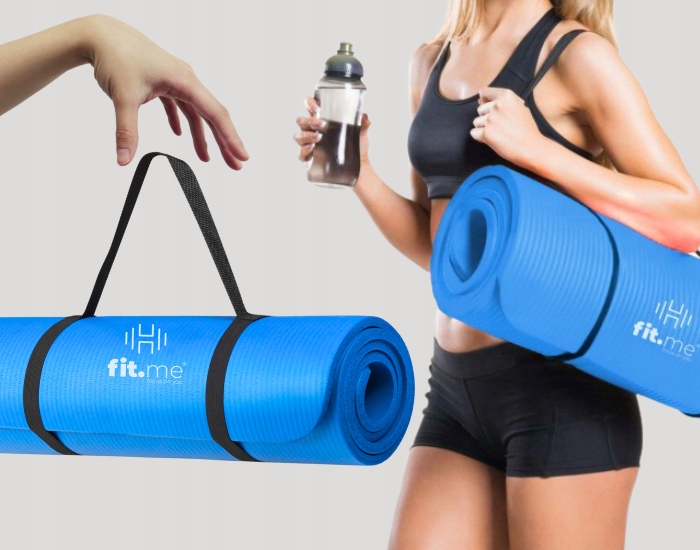 MATA DO ĆWICZEŃ JOGA FITNESS MIĘKKA GRUBA 1,5 CM NBR KARIMATA DUŻA FIT.ME Model Mata do jogi