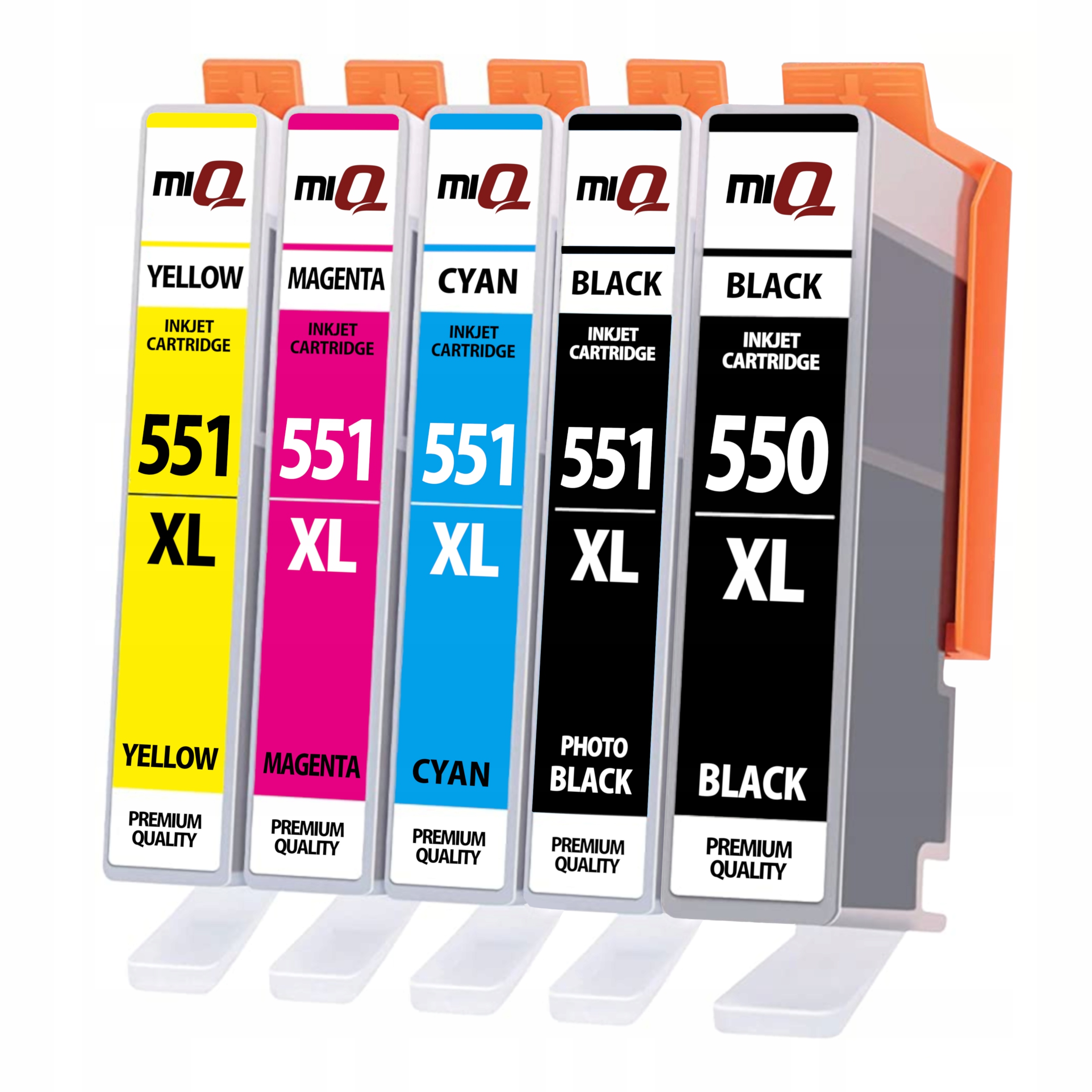 

5x Tusze 550 551 XL Do Canon MG5550 MG5650 IP7250