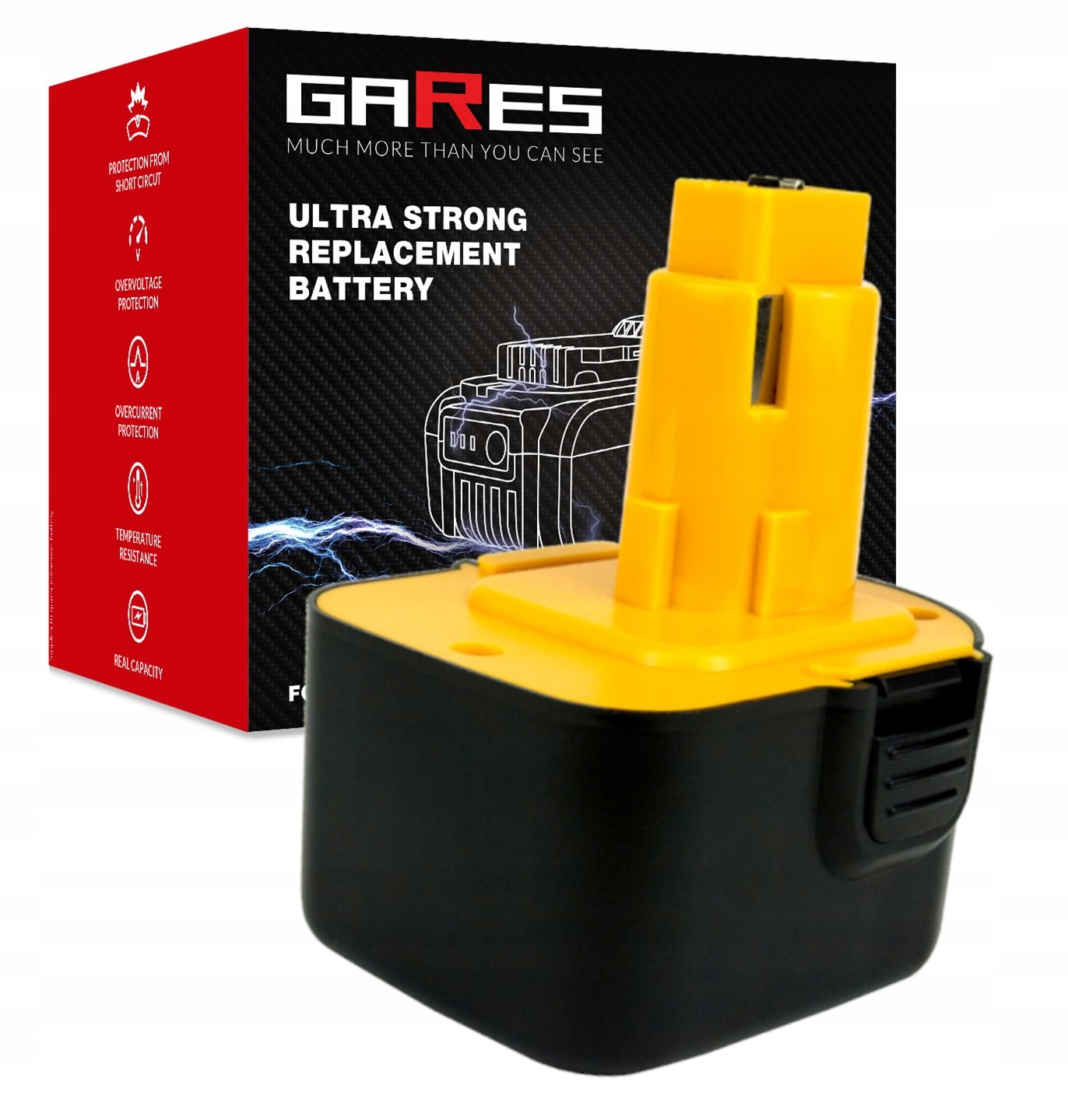 Bateria Akumulator do Dewalt DW907K-2 DW051K-2 DC981KZ 3Ah 12V