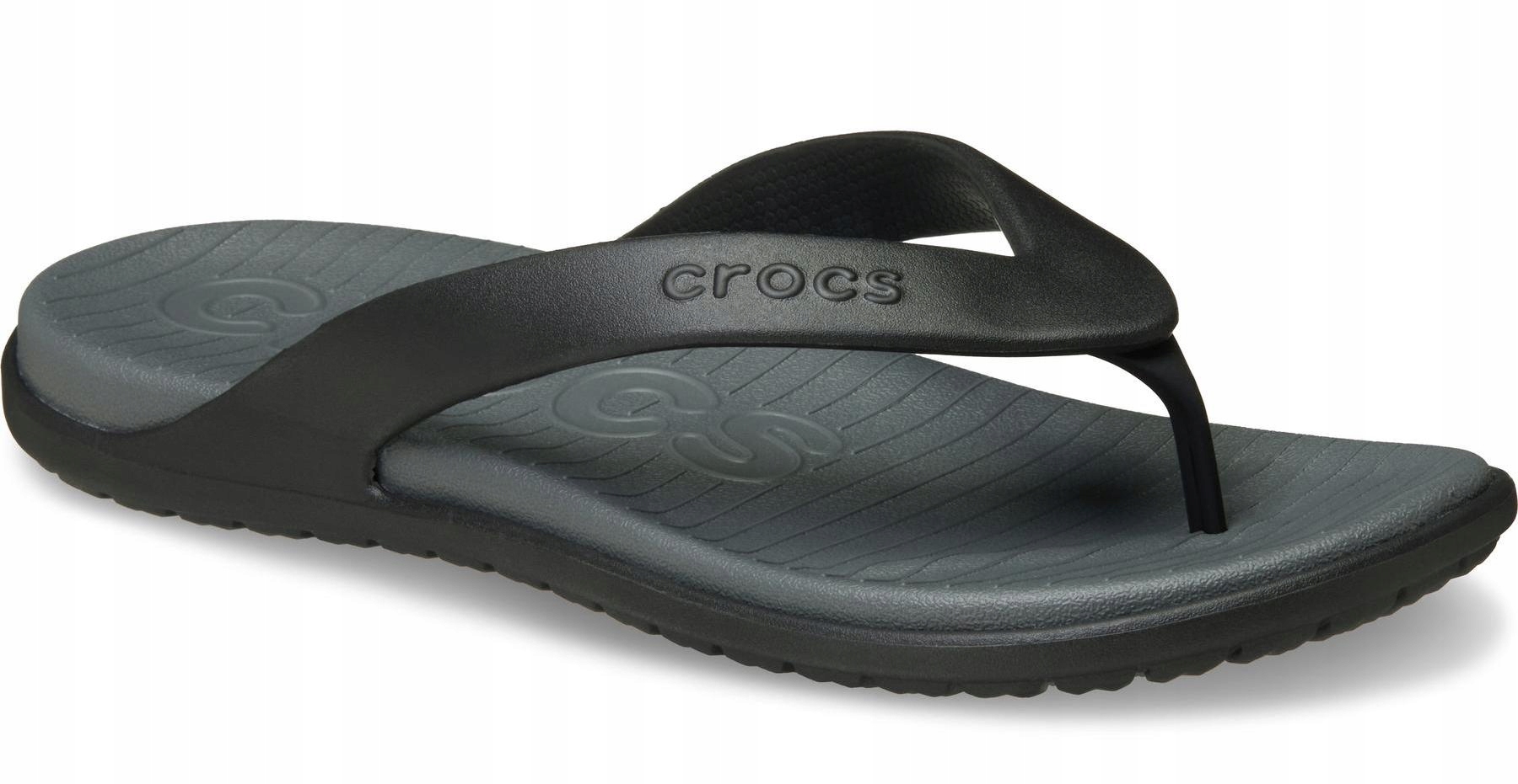 Crocs 212035-0DD Coast Flip černé žabky M8 41-42