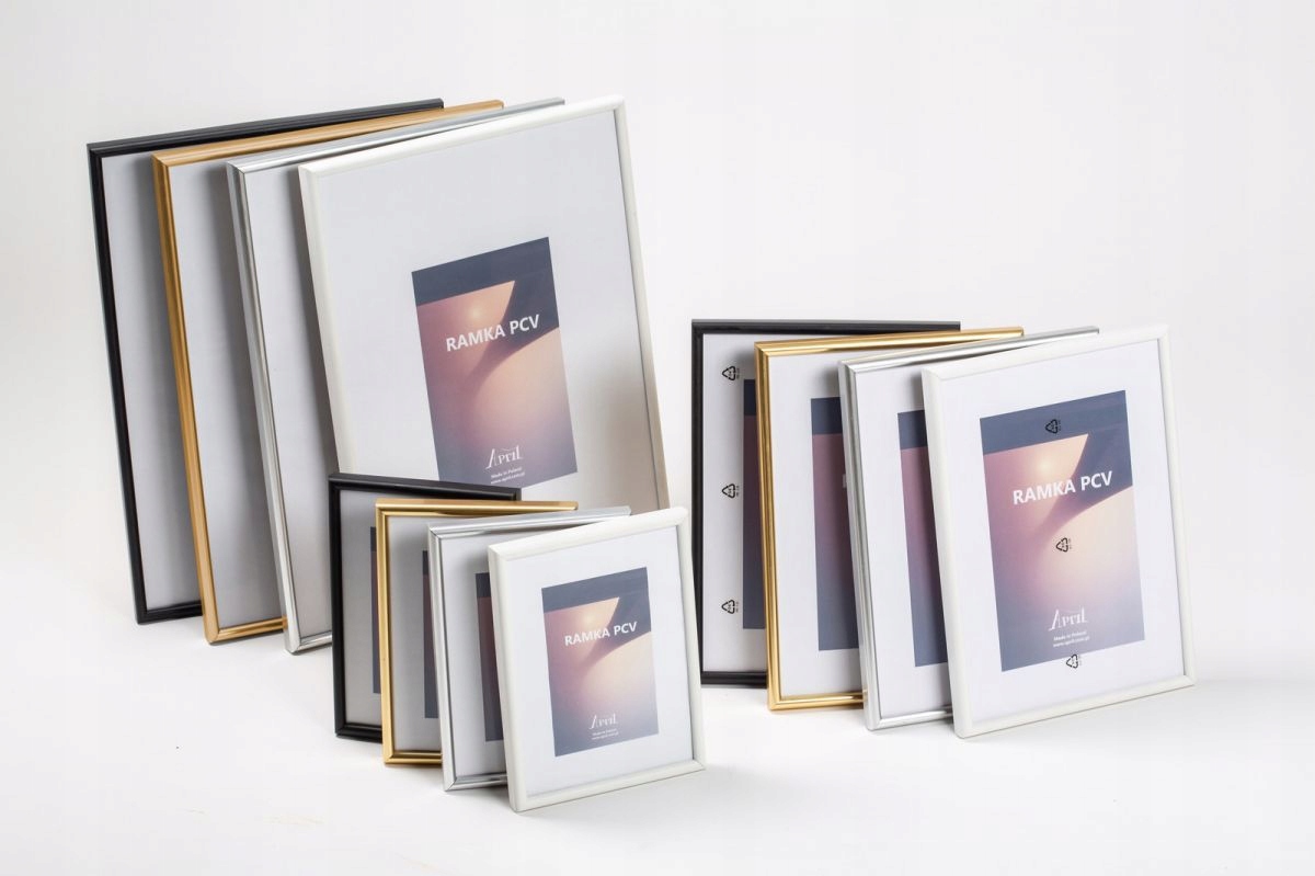 Ramka PCV 15x21 (A5) czarna (RA19) Marka April