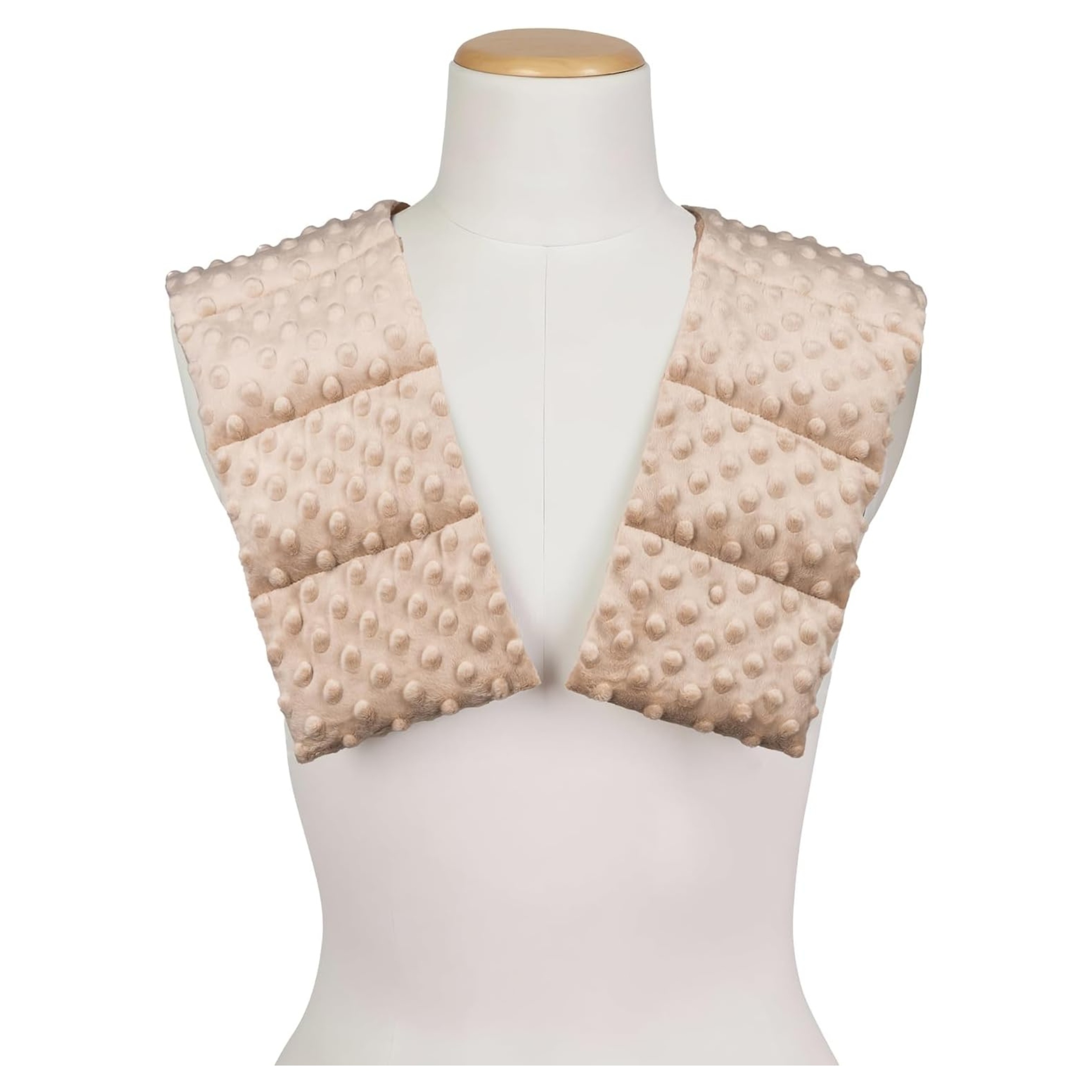 Kołnierz obciążeniowy sensoryczny Odstresowujący Adhd Autyzm 2kg Cappuccino