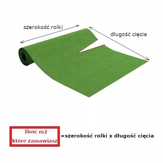 SZTUCZNA TRAWA WYKŁADZINA ZIELONA Z ROLKI INTENS VERDE 2,5M BOISKO OGRÓD Stan opakowania oryginalne