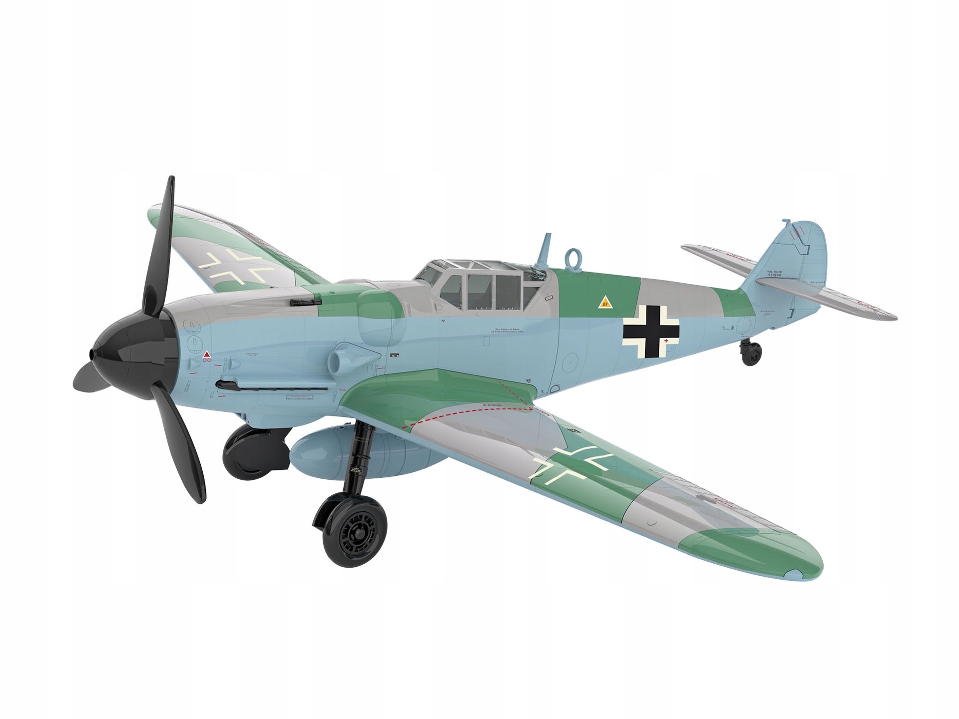 1:32 Letadlo Messerschmitt Bf109G-6 Easy-Click Revell 03653