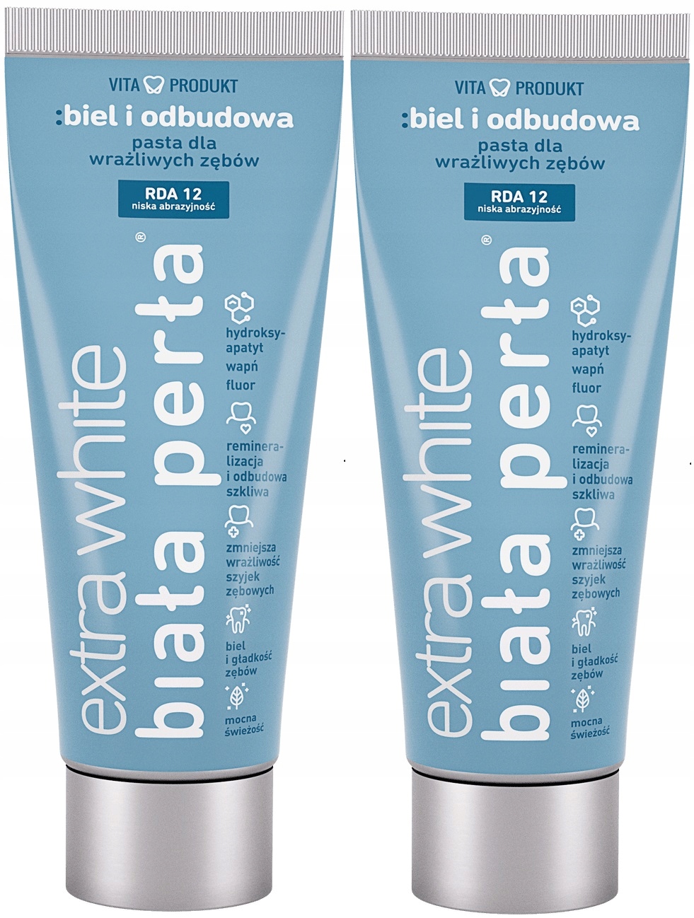 

Biała Perła Pasta Biel I Odbudowa Wybielająca x2