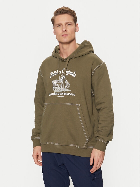 Adidas pánská mikina Wabash JP4482 Zelená bavlněná velikost M