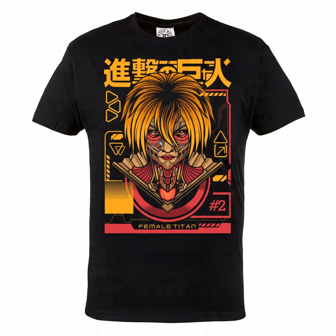 

Męska Koszulka Anime Manga Nadruk Attack On Titan