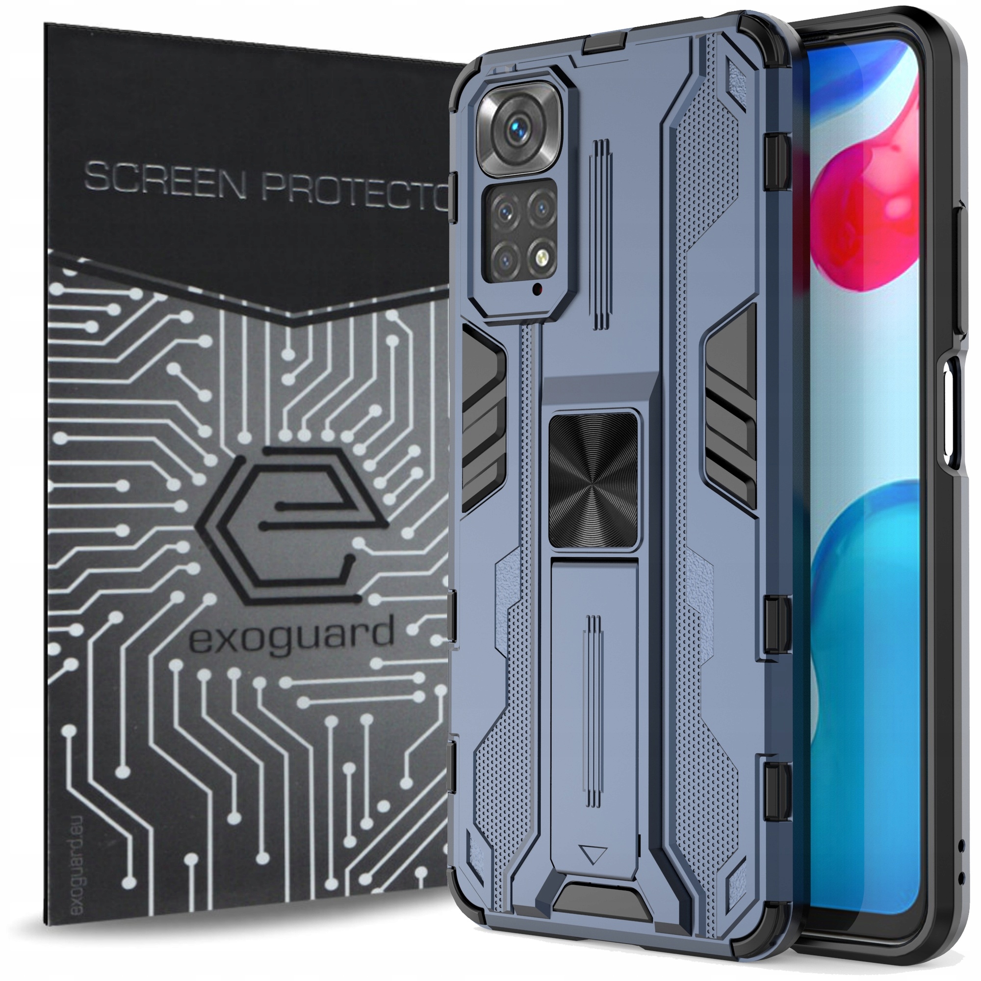

Etui Pancerne+szkło do Xiaomi Redmi Note 11 11S