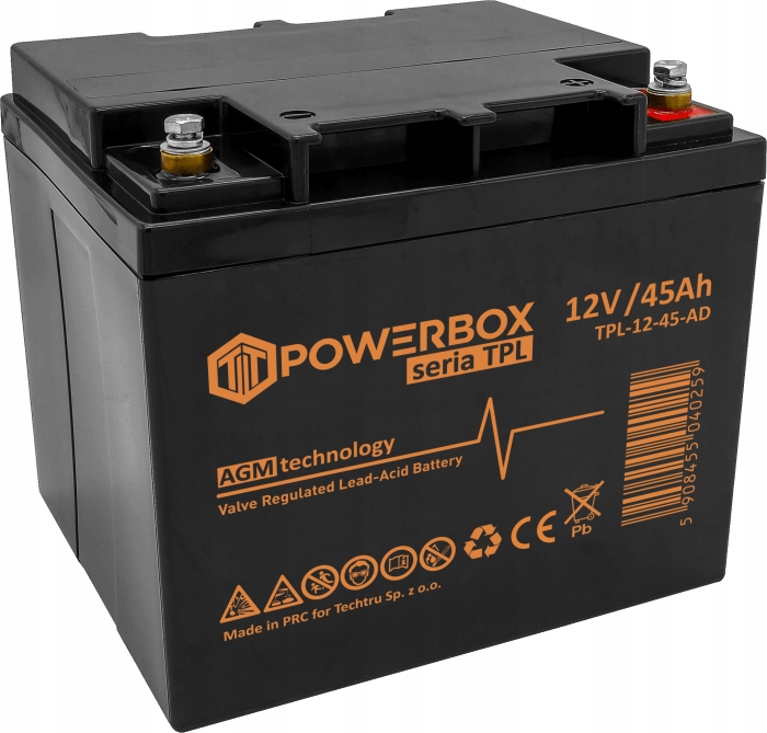 Akumulator Powerbox Tpl 12-45 12V 45Ah Agm