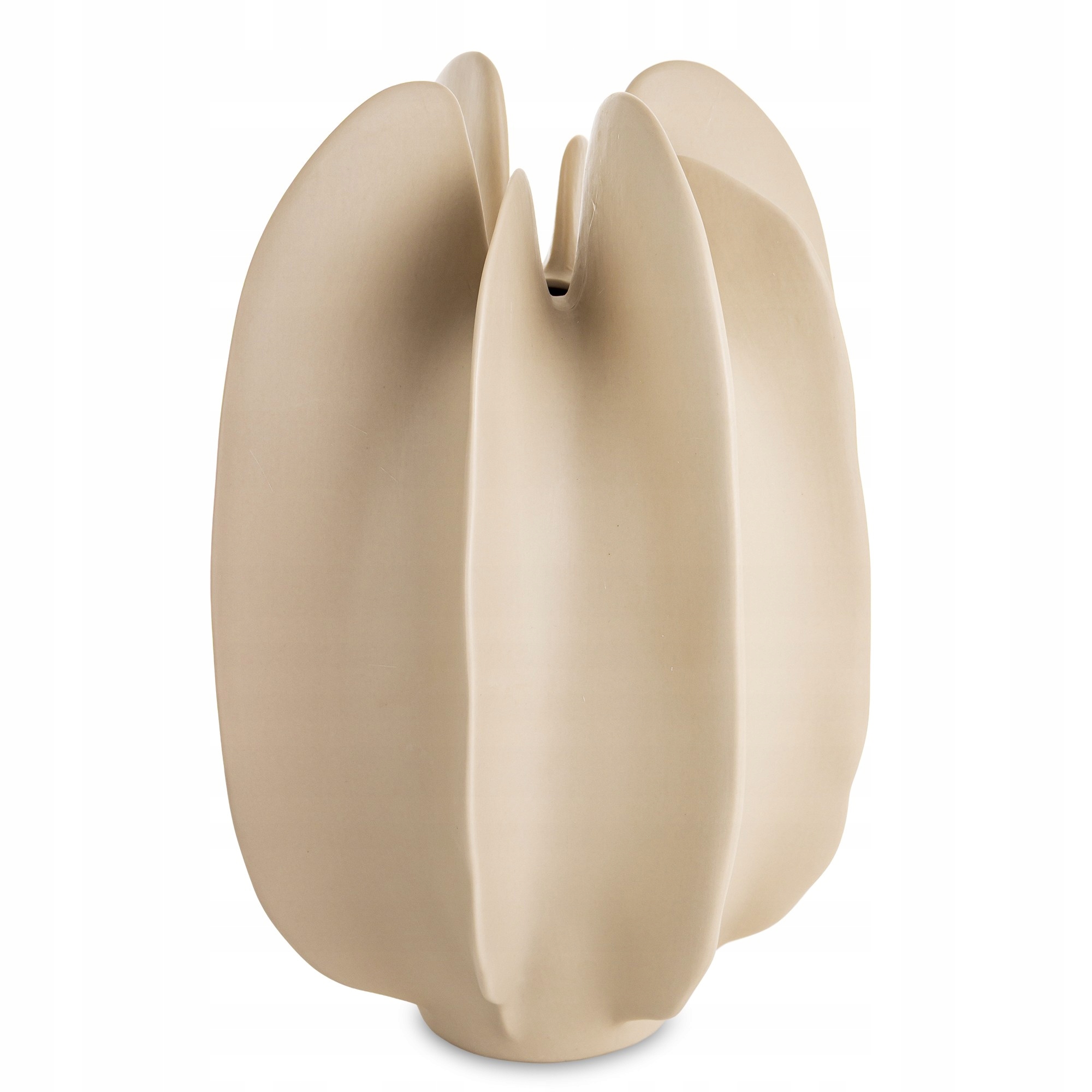 Elegantní váza Flakon Porcelánová Béžová 25 cm Moderní styl Dekorace