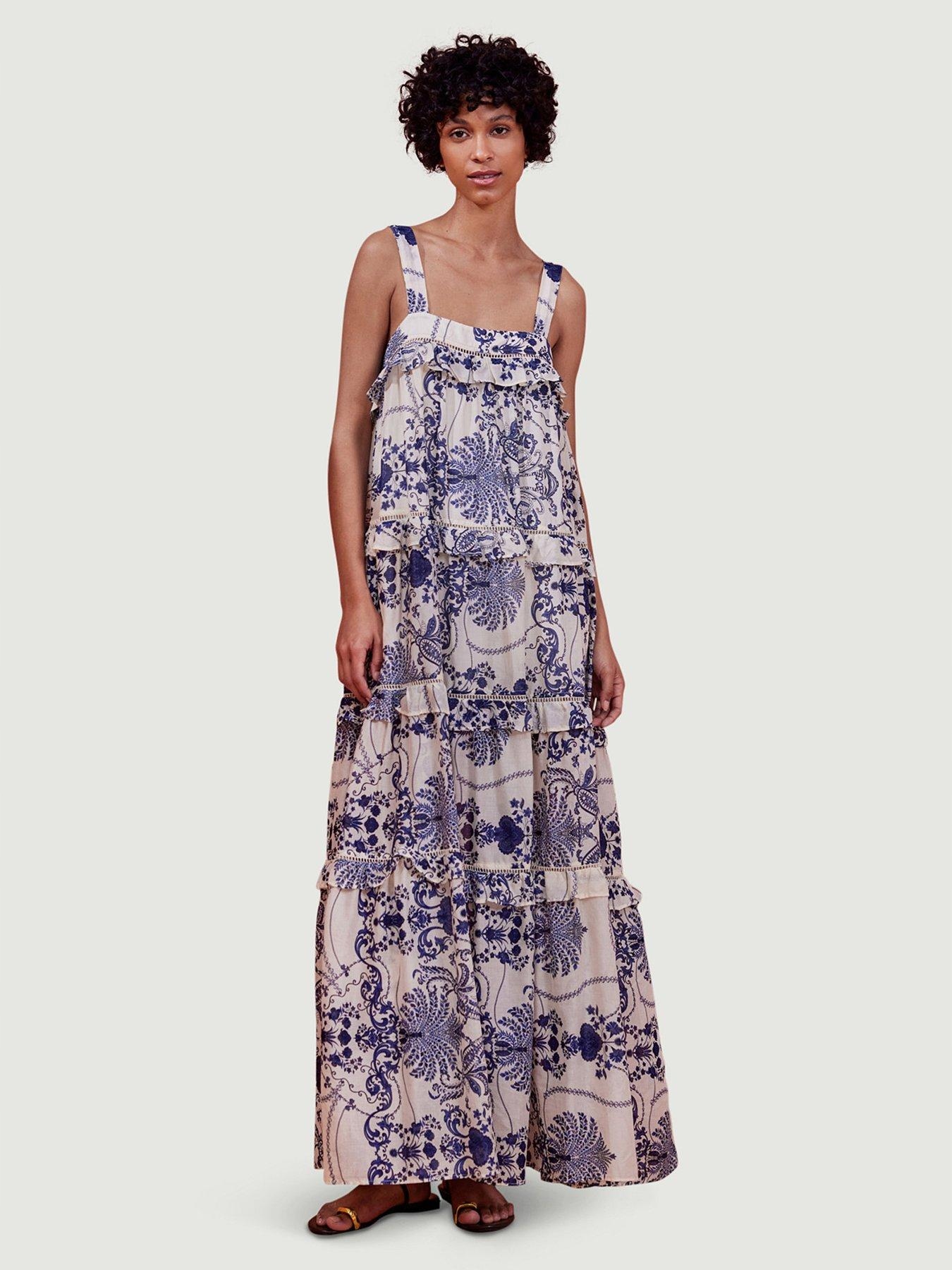 Střih Na Maxi Šaty Devotion Twins V Béžové Boze (s)