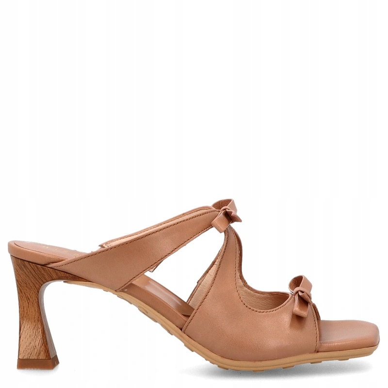 Španělské nazouváky na podpatku Hispanitas HV264701 Karamelové 40