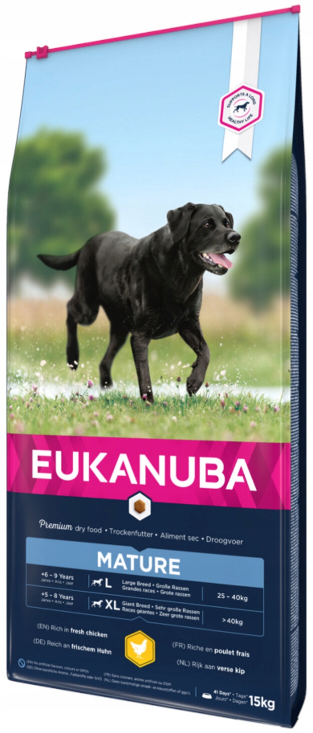 Eukanuba Mature Large Breeds Kuře 15 kg