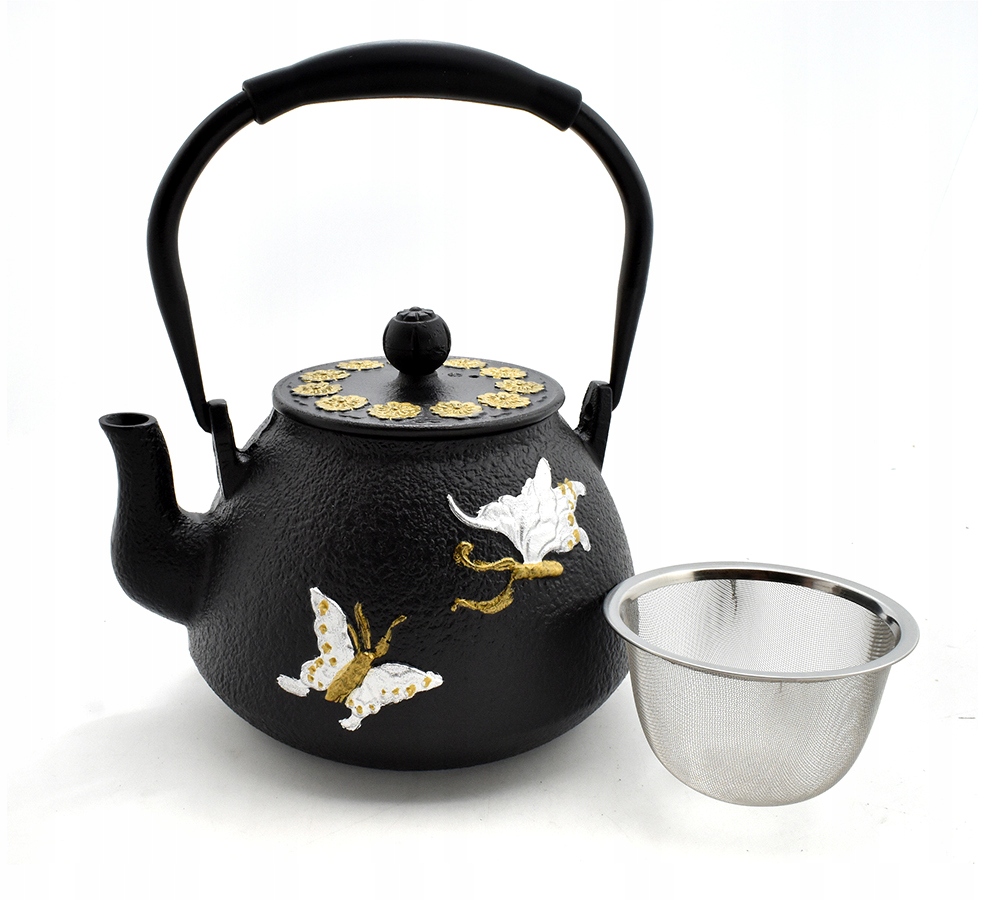 Czajniczek żeliwny do herbaty Kin'iro no hanai 1200 ml