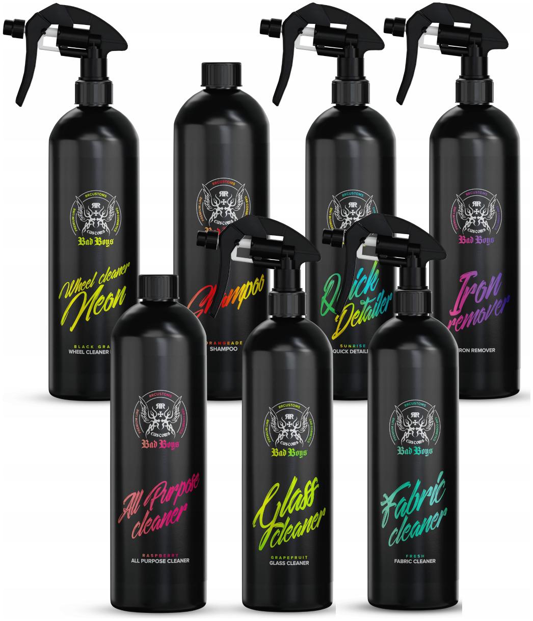 RR Customs RRC Bad Boys Mega Zestaw Kosmetyków Do Auta Detailing Prezent