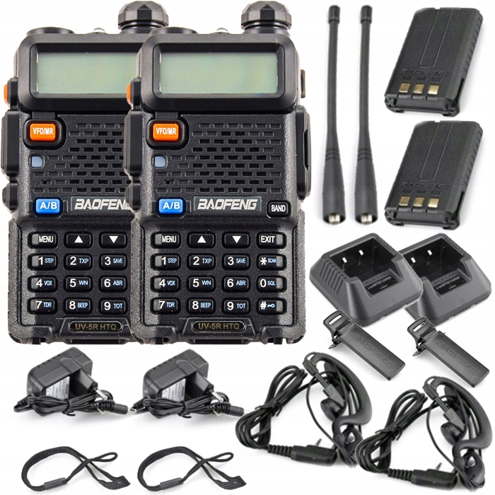 2 × рация Baofeng UV-5R HTQ 5W