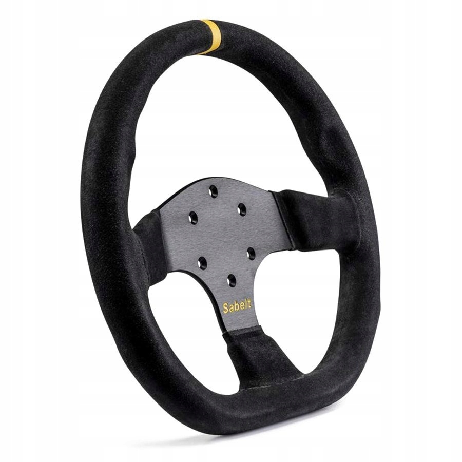 Rallyový semišový volant Sabelt SW-733 plochý