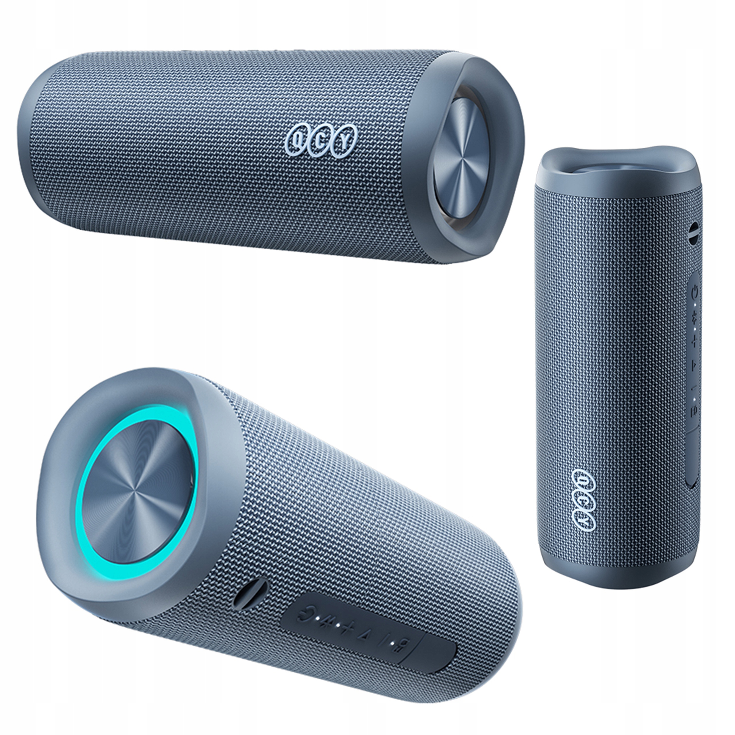 Qcy SP7 Głośnik Przenośny Bluetooth 5.4 Bezprzewodowy IPX7 40W Niebieski