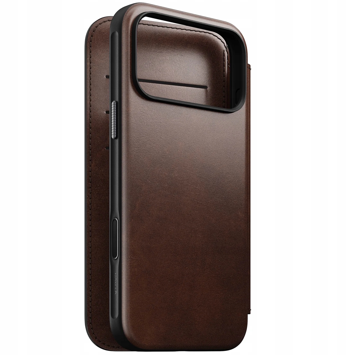 Nomad obal na puzdro s klapkou pre iPhone 17 Pro Max MagSafe koža Horween