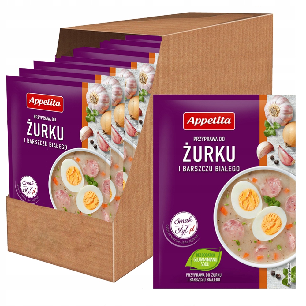 Appetita Koření na žurek a bílý boršč 20 g x 25 kusů