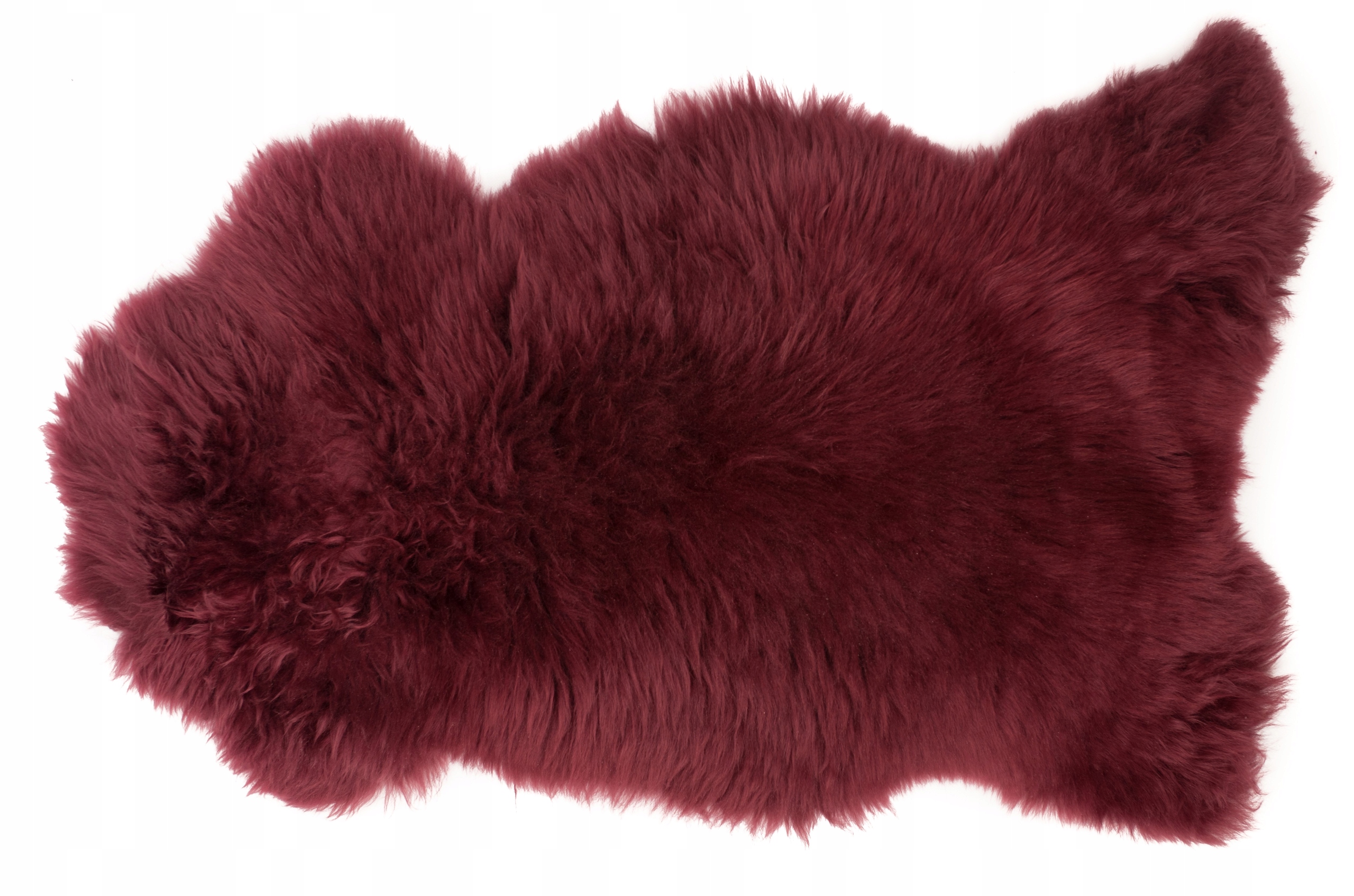 Ovčia koža Koberec Červené víno Prírodný