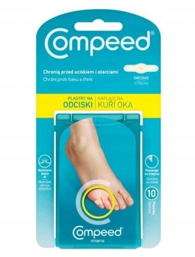 

Compeed Plastry Na Odciski Średnie 10 sztuk