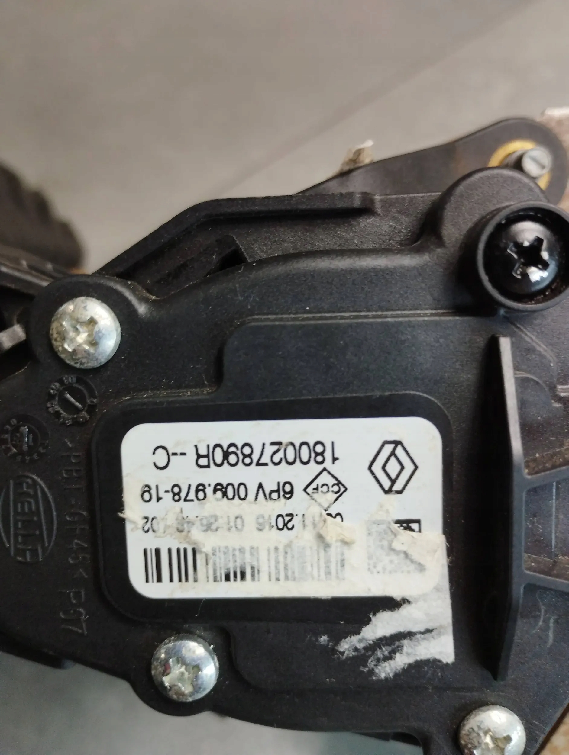 Renault Scenic IV pedals AUTOMAT 180027890R