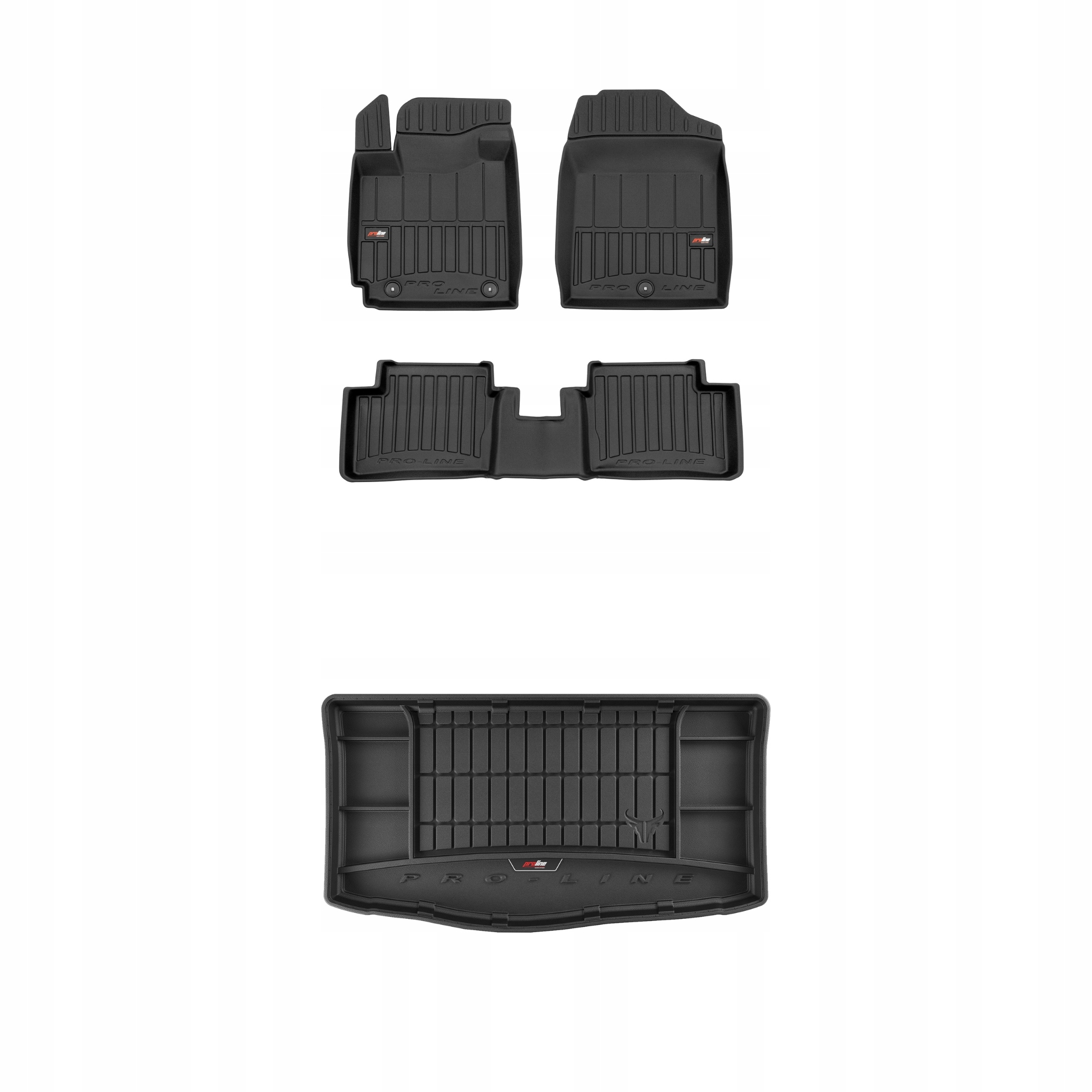 Frogum 3D Sada gumových koberců a rohože s logem pro Kia Picanto III od roku 2017