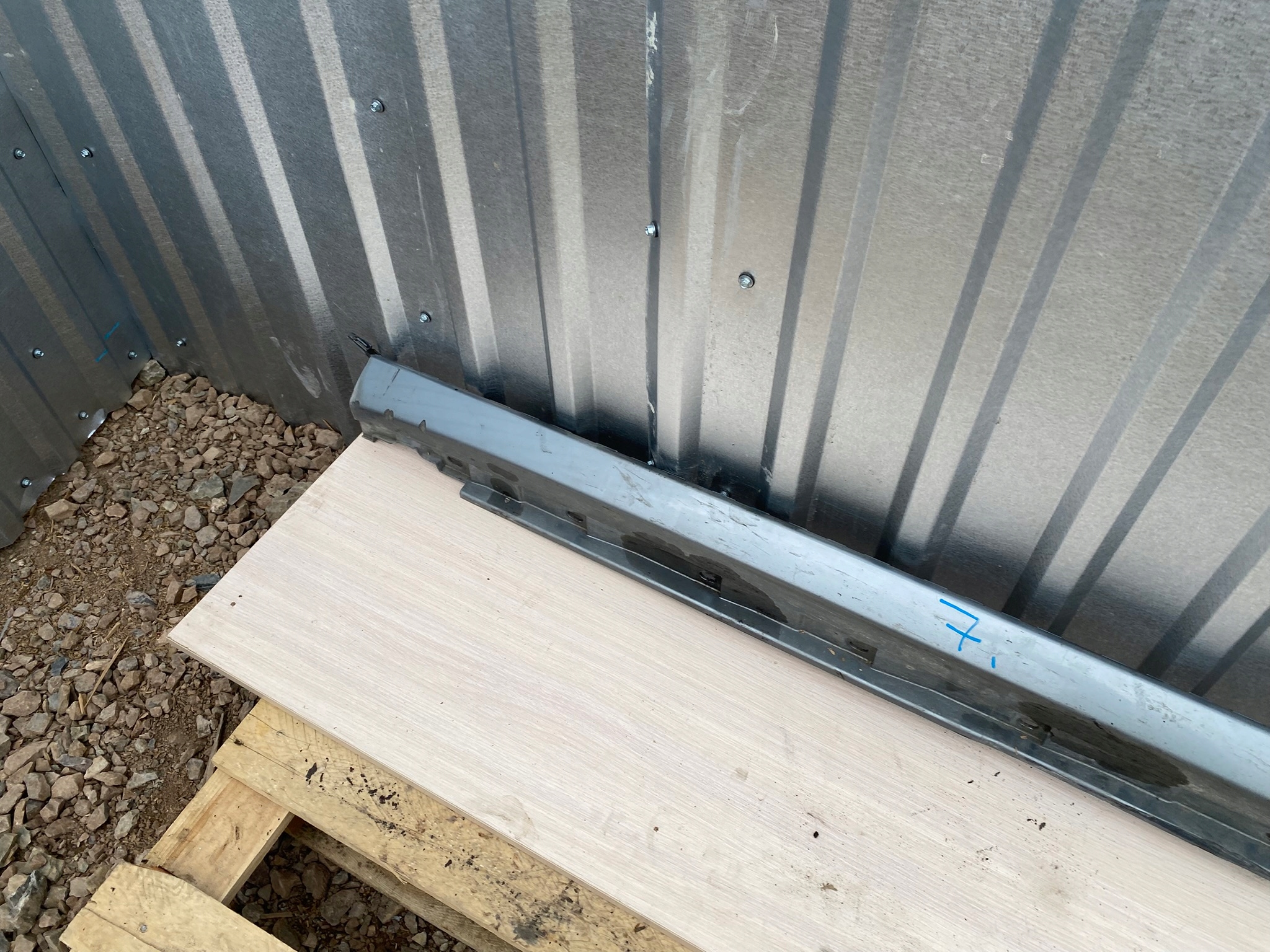 moulding threshold right AUDI A4 B7 LY7G 8E0853860